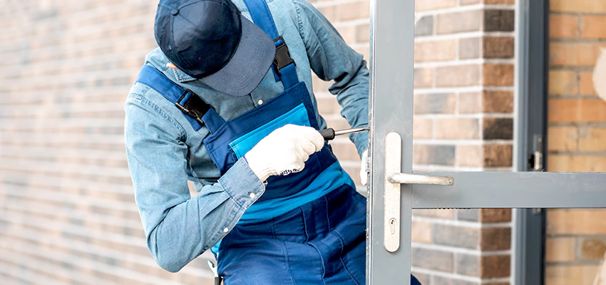 Pivot Storefront Door Locks Installation in Fortuna, California